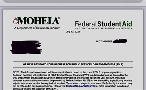 The Missouri Higher Education <b>Loan</b> Authority — <b>MOHELA</b> — is named 85 times in the U. . Mohela pslf loan forgiveness letter